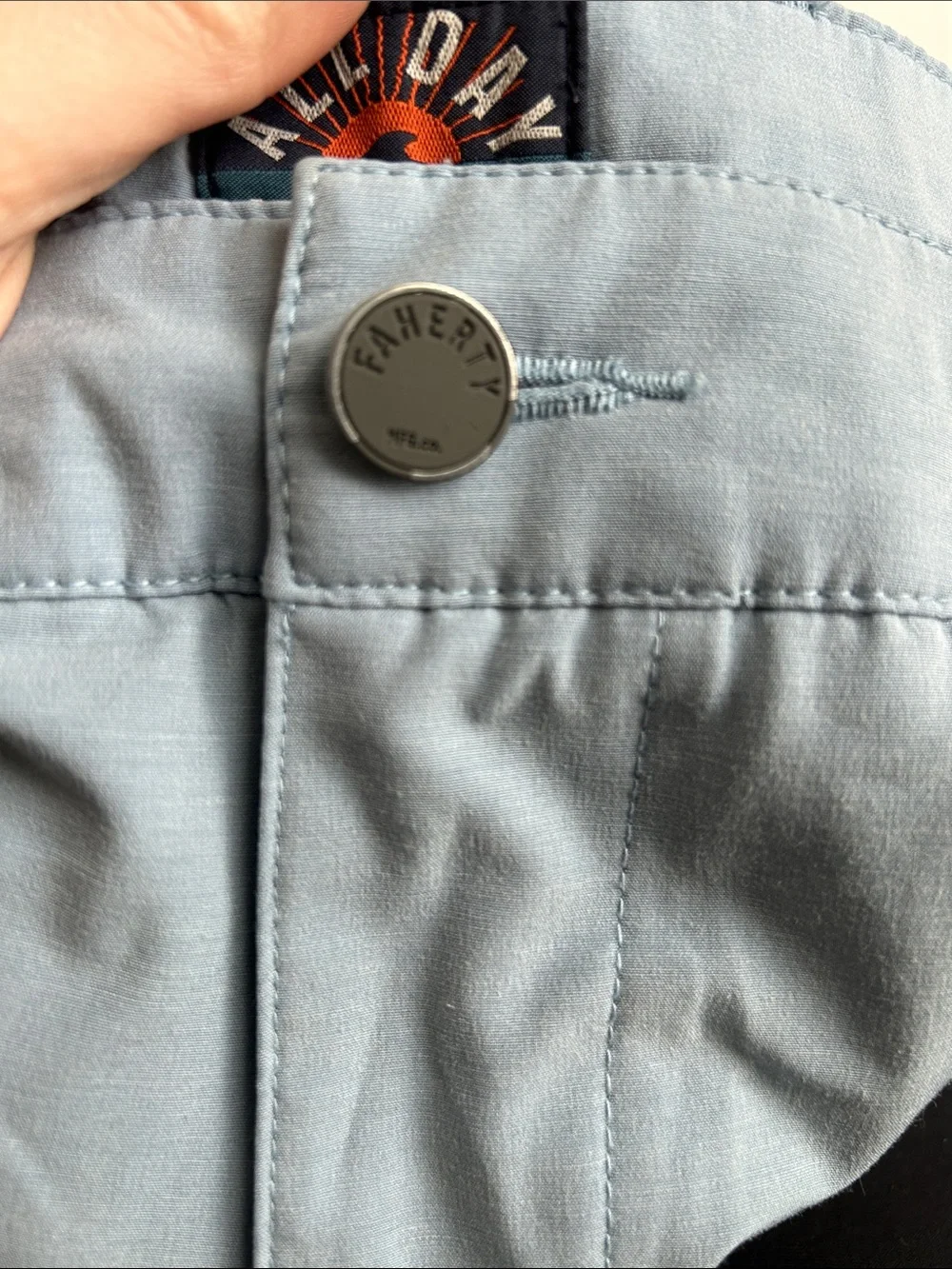 FAHERTY belt loop all day shorts blue 36